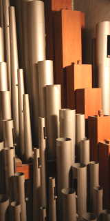 Detail orgelpijpen Klais-orgel